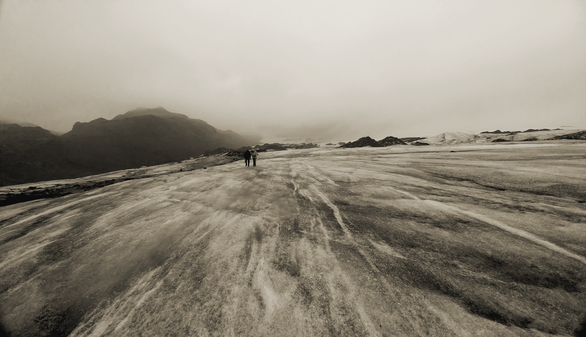 Caminant per la glacera